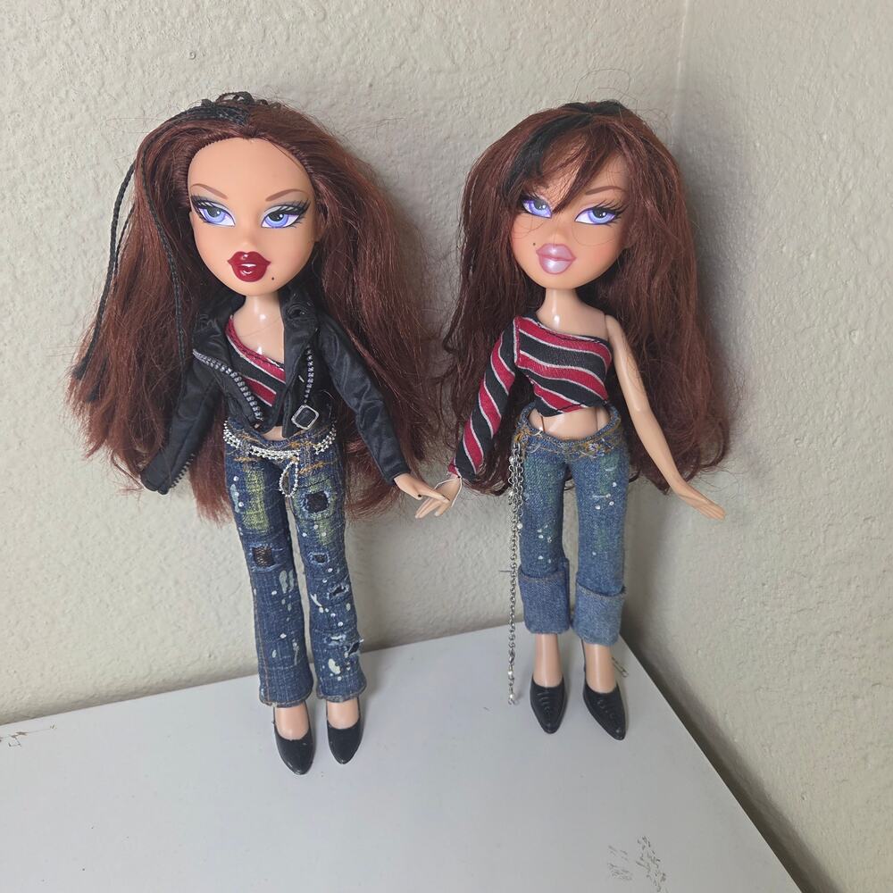 Vintage 2004 Bratz Twiins Twins First Edition Phoebe & Roxxi Sugar & Spice